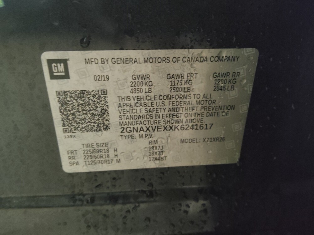 2019 Chevrolet Equinox in Pelham, AL 35124 - 18125586 33