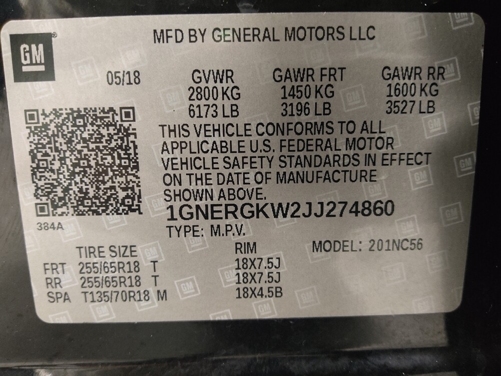 2018 Chevrolet Traverse in Conyers, GA 30094 - 18125614 33