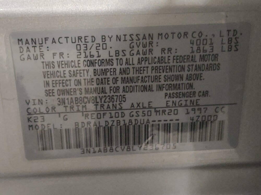 2020 Nissan Sentra in Fort Worth, TX 76116 - 18125638 33