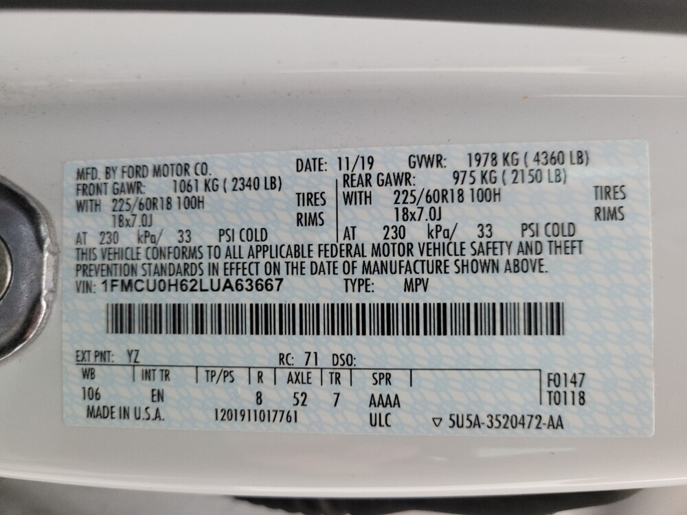 2020 Ford Escape in Phoenix, AZ 85022 - 18125667 33