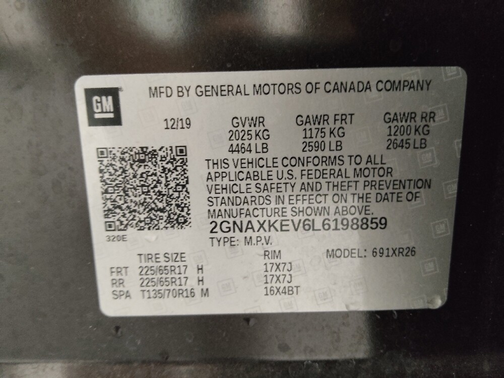 2020 Chevrolet Equinox in Lakeland, FL 33815 - 18125676 33