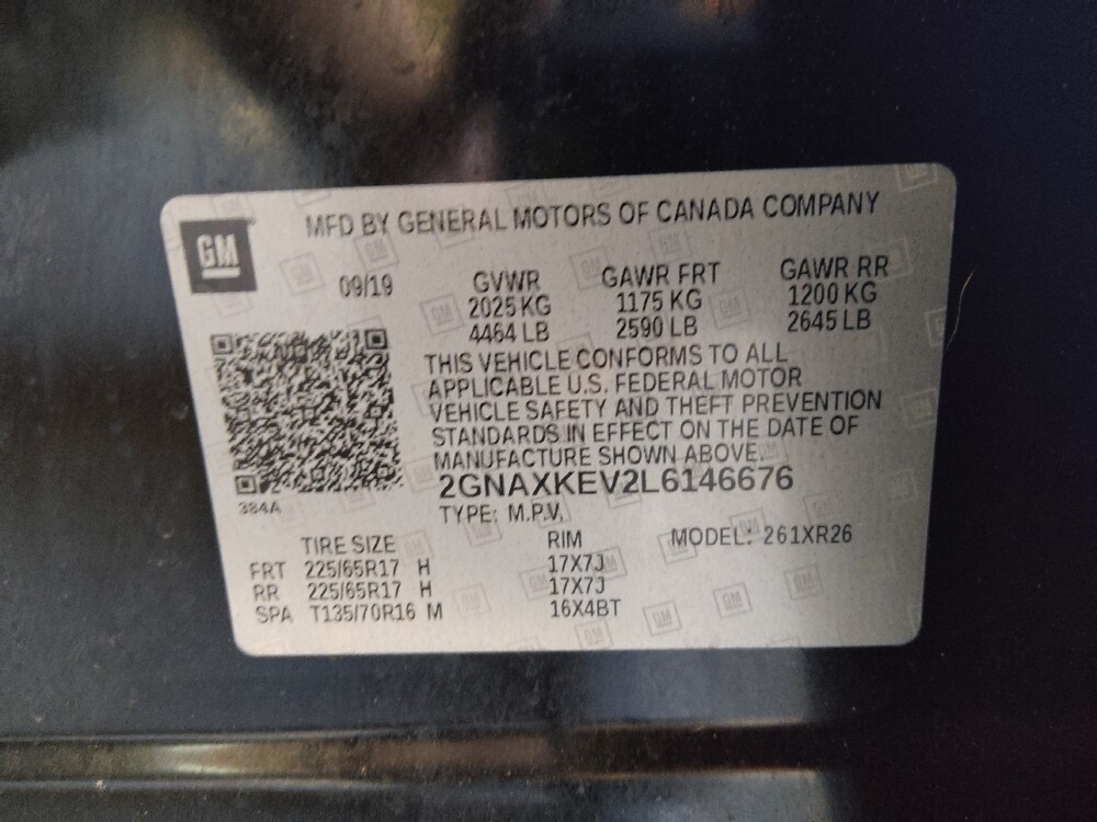 2020 Chevrolet Equinox in Tampa, FL 33612 - 18125687 33