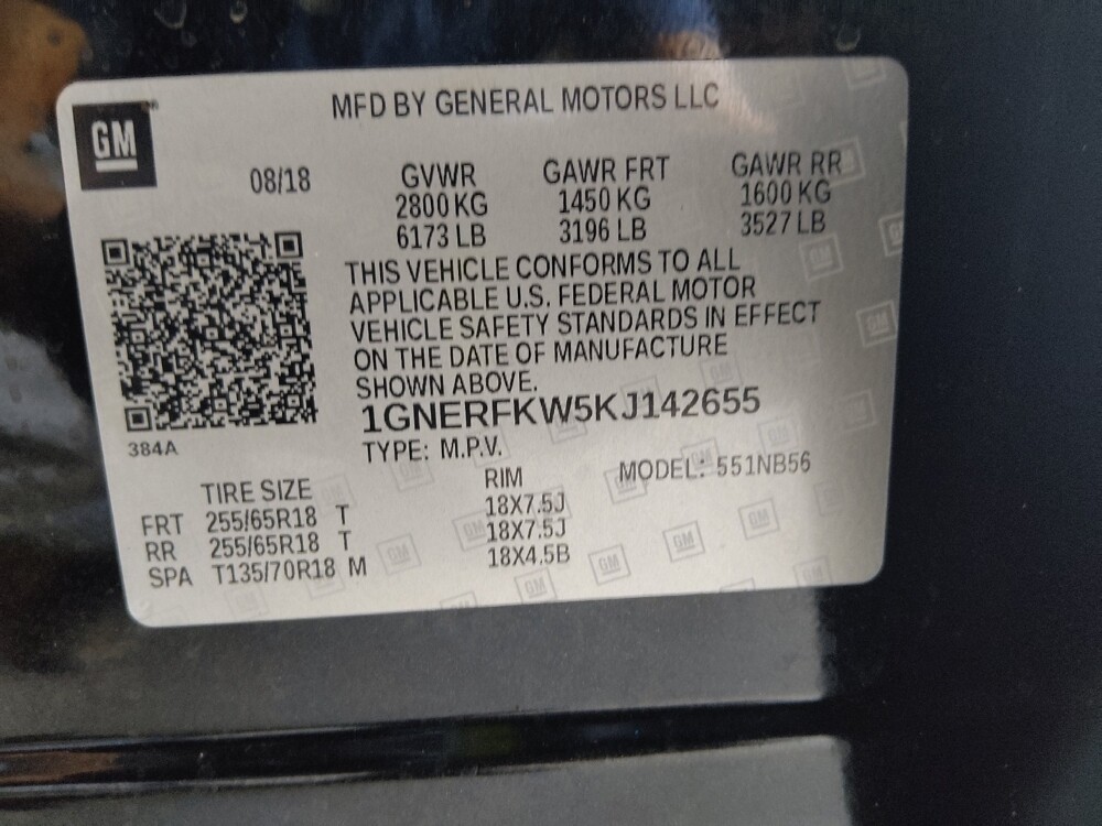 2019 Chevrolet Traverse in Bradenton, FL 34207 - 18125692 33