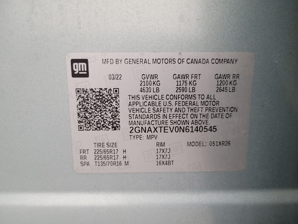 2022 Chevrolet Equinox in Las Vegas, NV 89102 - 18125706 33