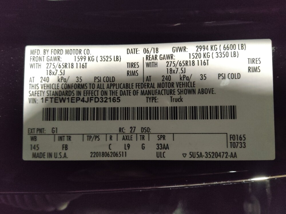 2018 Ford F150 in Mobile, AL 36606 - 18125712 33