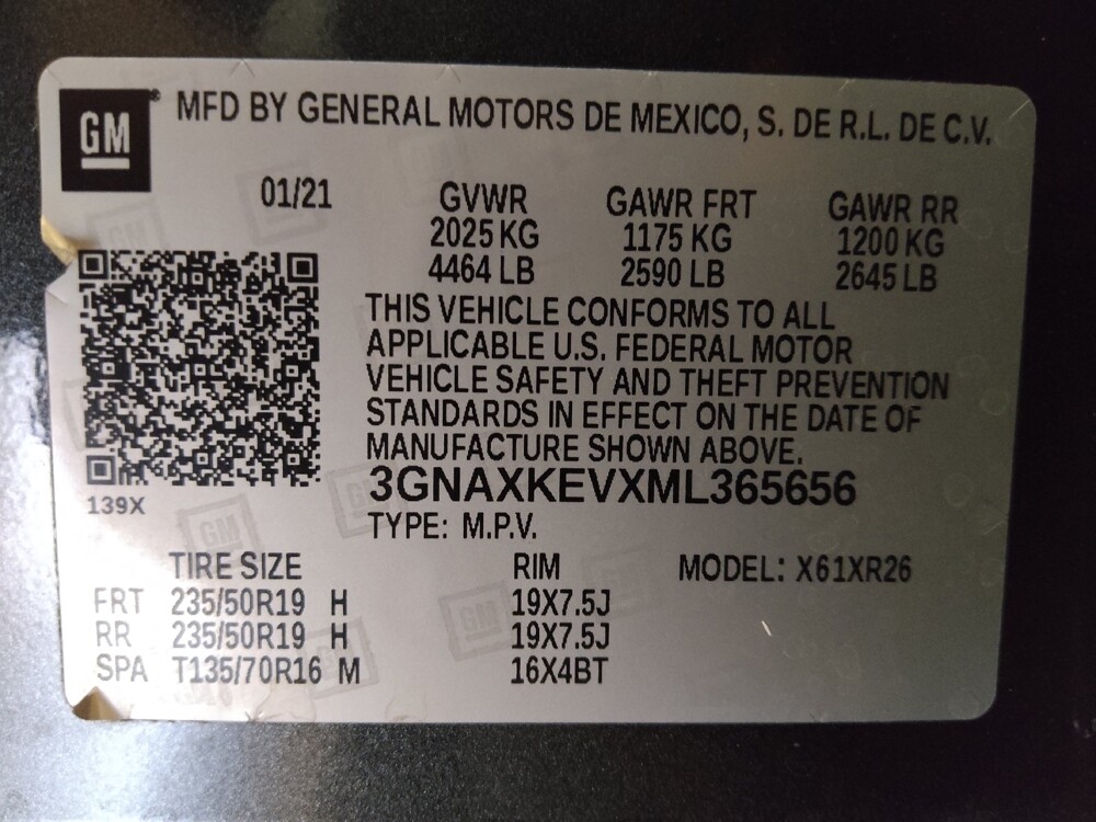 2021 Chevrolet Equinox in Pensacola, FL 32505 - 18125720 33