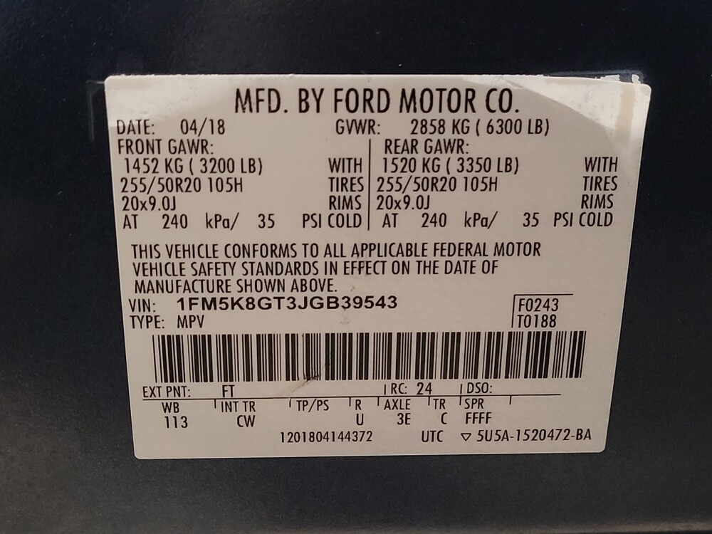 2018 Ford Explorer in Kissimmee, FL 34744 - 18125739 33