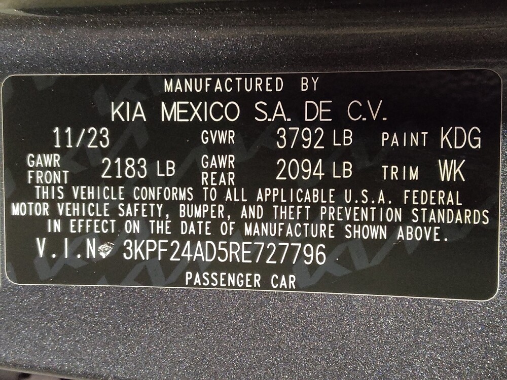 2024 Kia Forte in Jacksonville, FL 32225 - 18125749 33