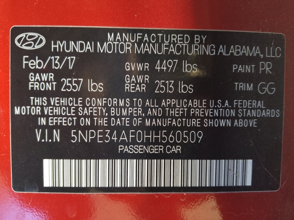 2017 Hyundai Sonata in Mobile, AL 36606 - 18125750 33