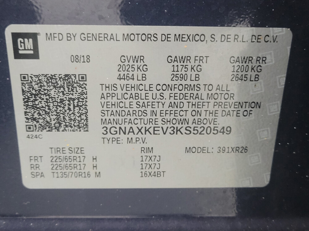 2019 Chevrolet Equinox in Gastonia, NC 28056 - 18125756 33