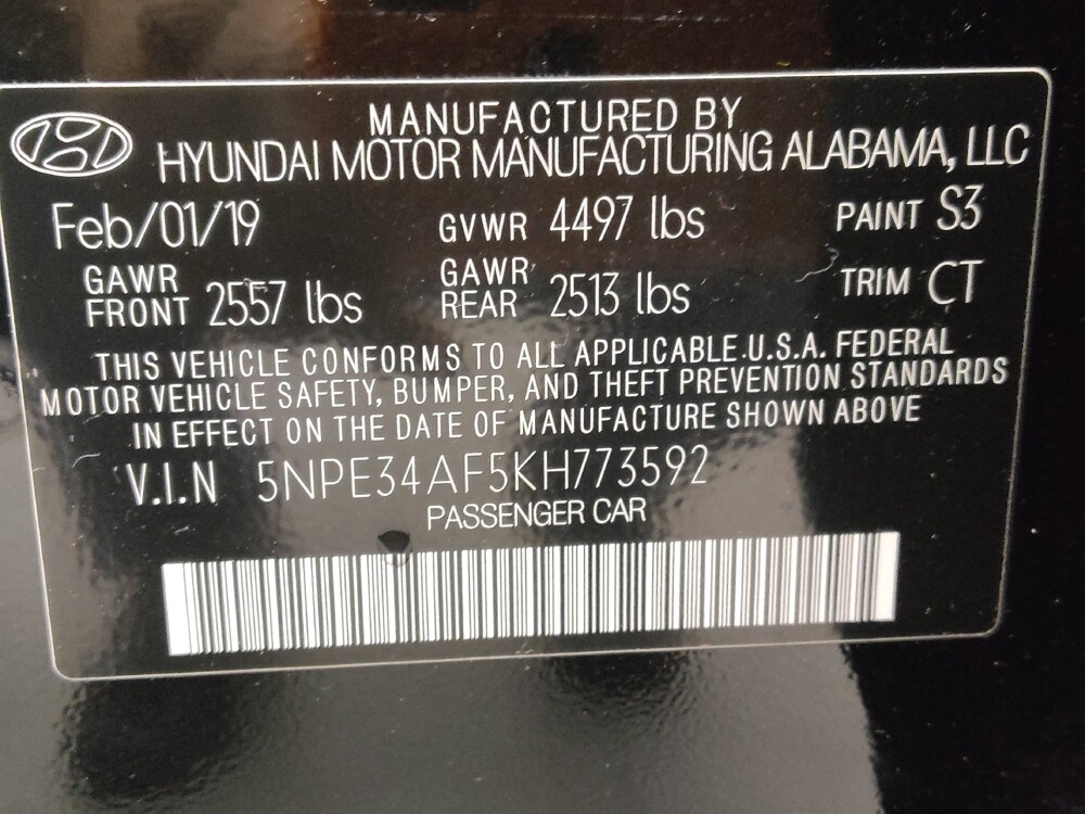 2019 Hyundai Sonata in Fayetteville, NC 28304 - 18125758 33