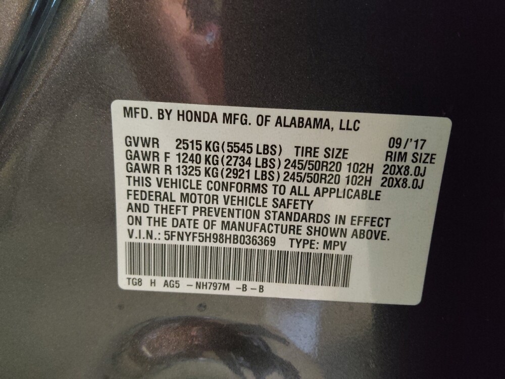 2017 Honda Pilot in Raleigh, NC 27604 - 18125760 33