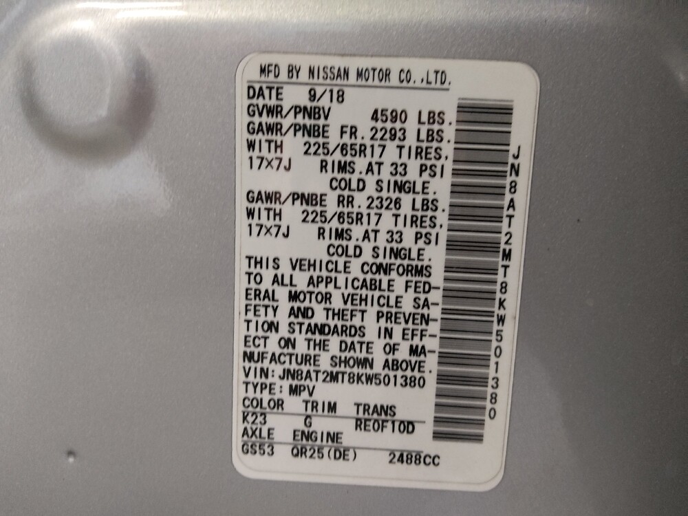 2019 Nissan Rogue in Greenville, NC 27834 - 18125789 33