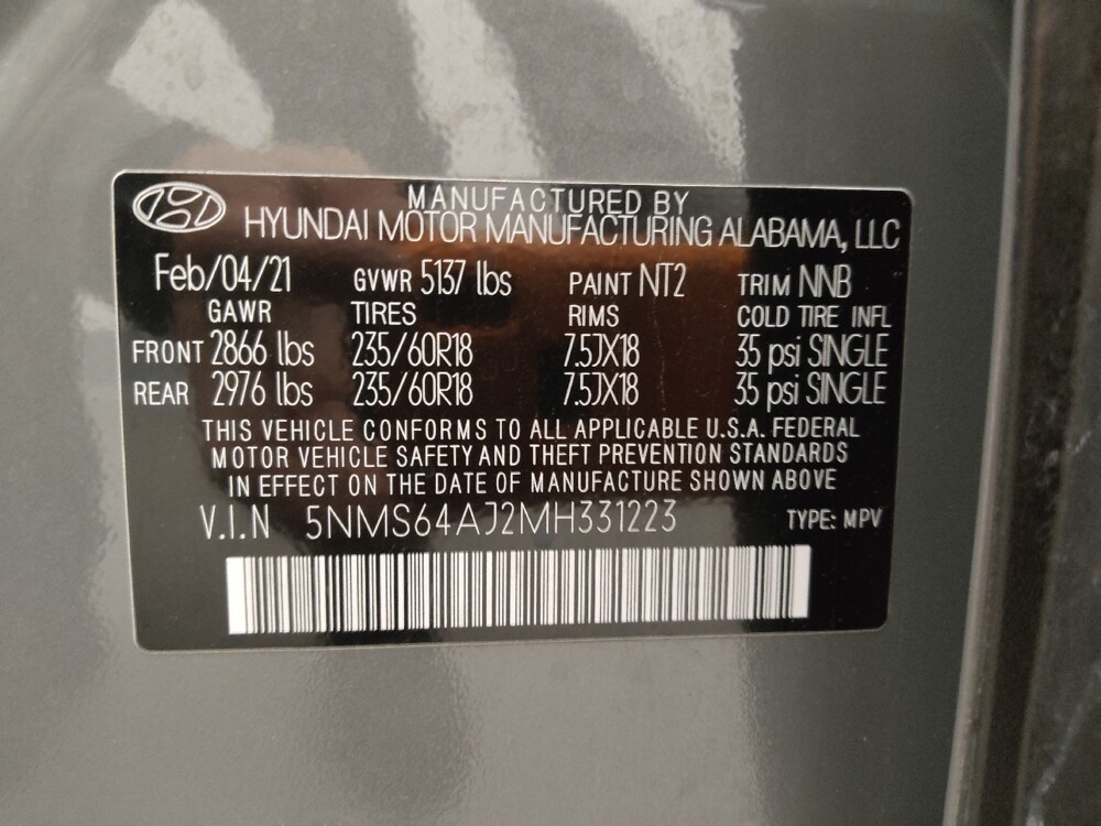 2021 Hyundai Santa Fe in Albuquerque, NM 87113 - 18125809 33