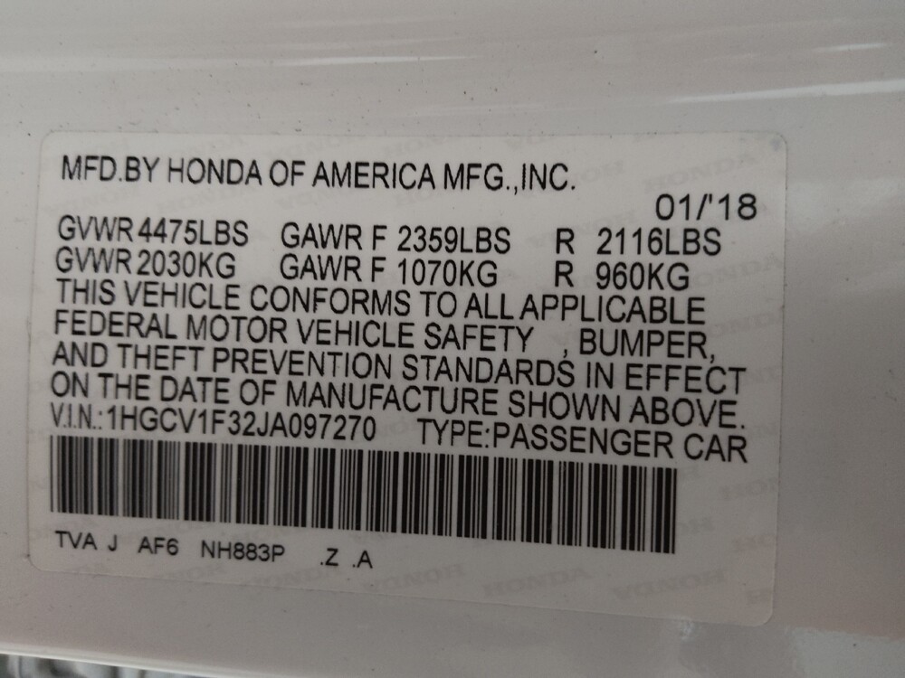 2018 Honda Accord in Albuquerque, NM 87113 - 18125811 33