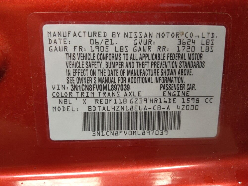 2021 Nissan Versa in Houston, TX 77034 - 18125857 33