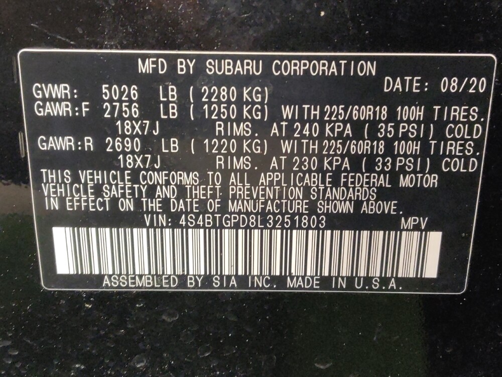 2020 Subaru Outback in Metairie, LA 70006 - 18125861 33