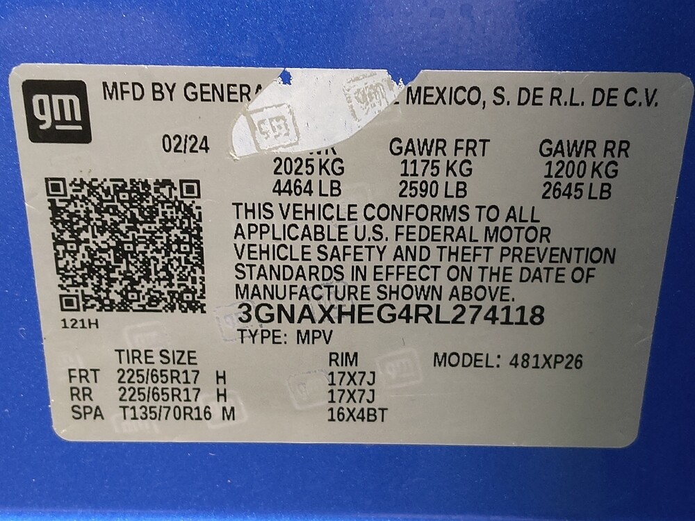 2024 Chevrolet Equinox in Baton Rouge, LA 70816 - 18125865 33