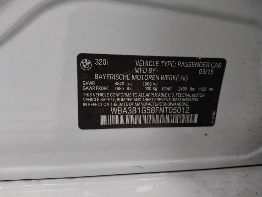 2015 BMW 320i in St. Louis, MO 63136 - 18125875 33