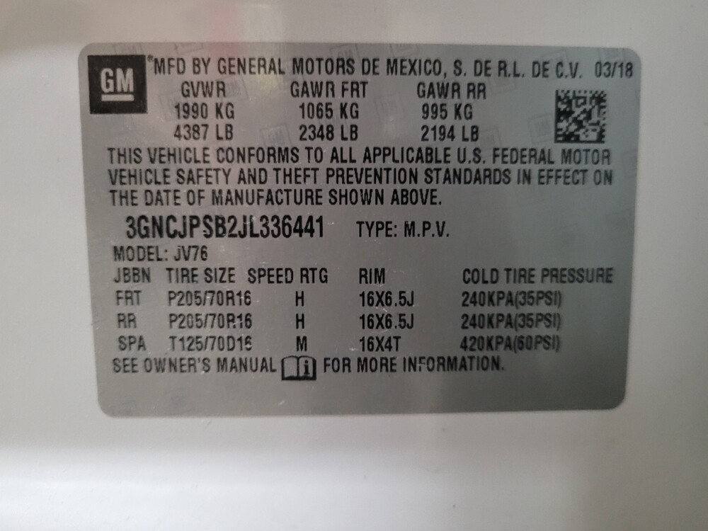 2018 Chevrolet Trax in Owings Mills, MD 21117 - 18125884 33