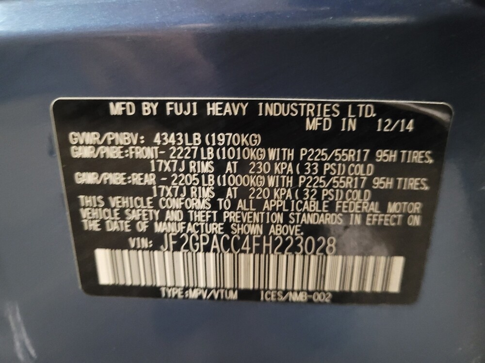 2015 Subaru XV Crosstrek in Temple Hills, MD 20746 - 18125887 33