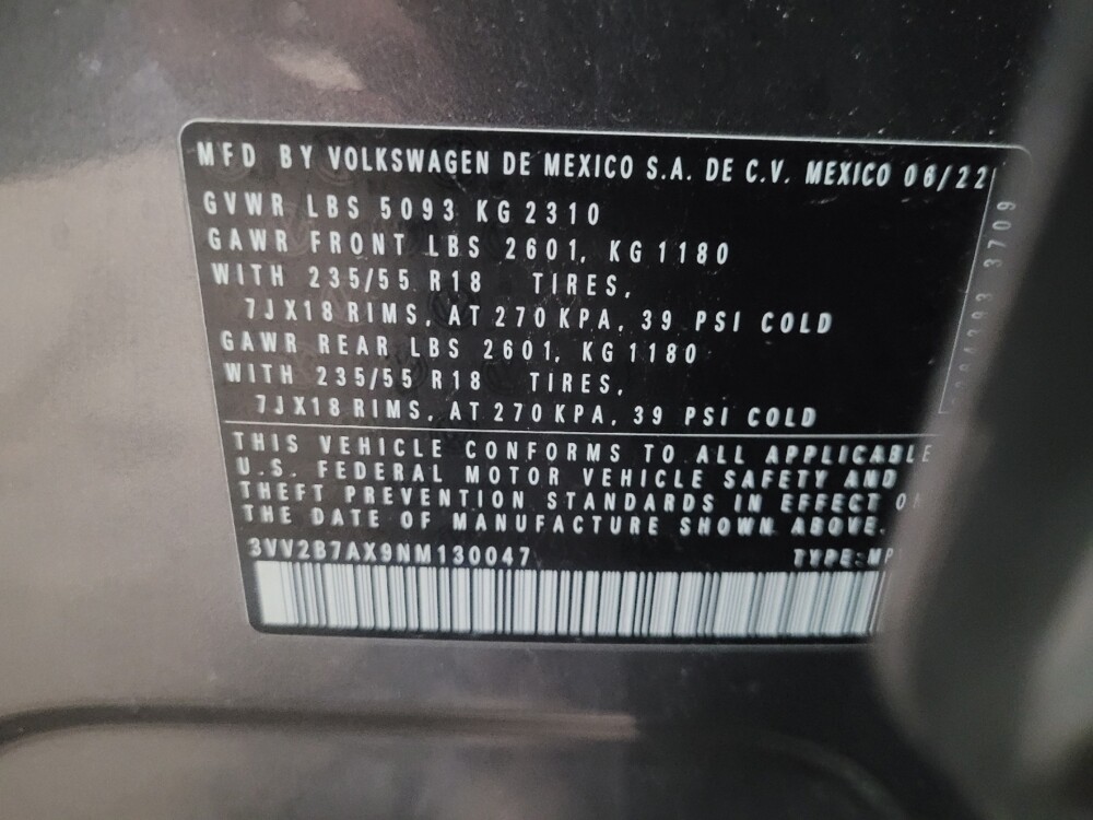 2022 Volkswagen Tiguan in Woodbridge, VA 22191 - 18125889 33