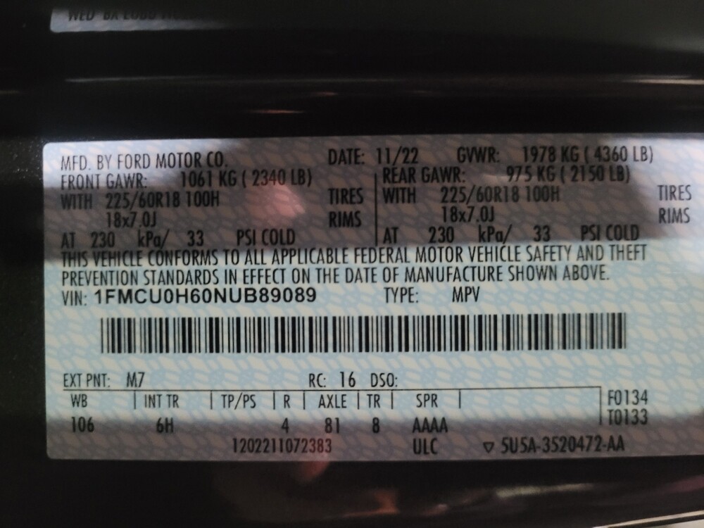 2022 Ford Escape in Woodbridge, VA 22191 - 18125893 33