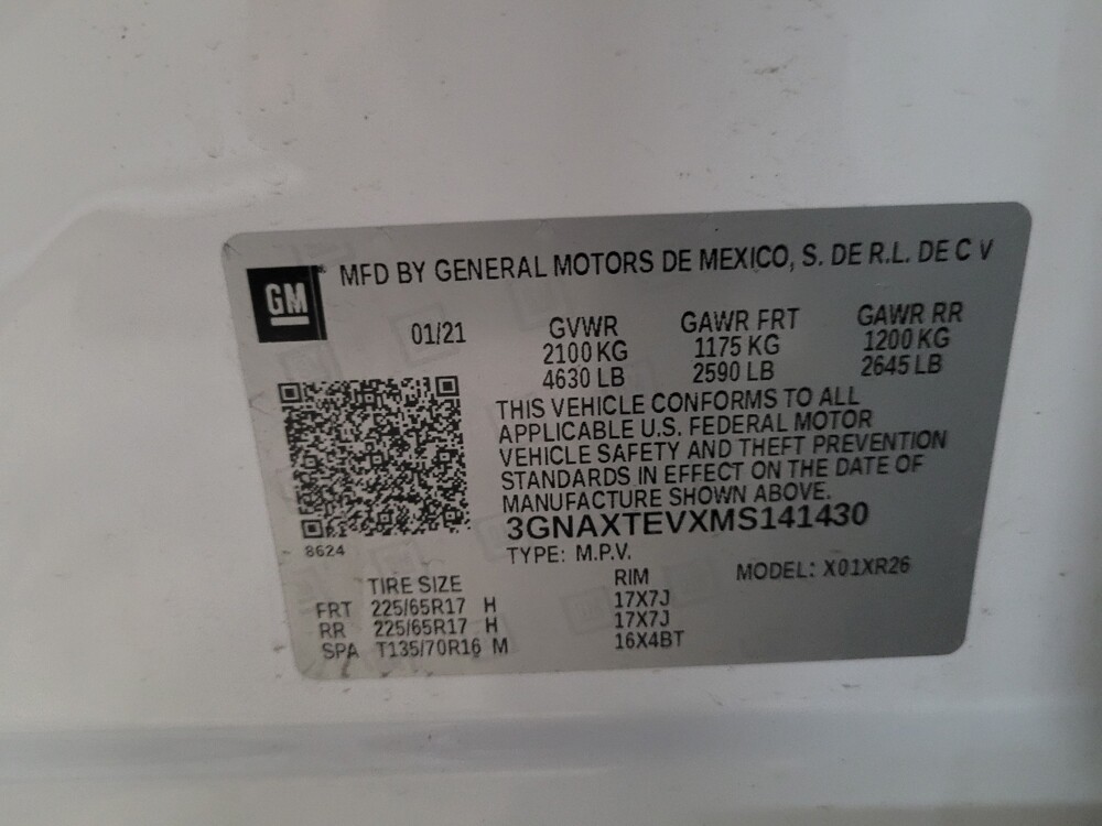 2021 Chevrolet Equinox in Pittsburgh, PA 15237 - 18125924 33