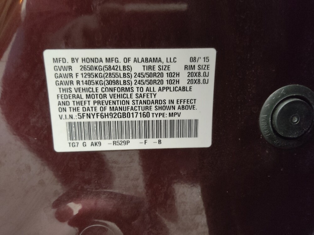 2016 Honda Pilot in Springfield, MO 65807 - 18125936 33