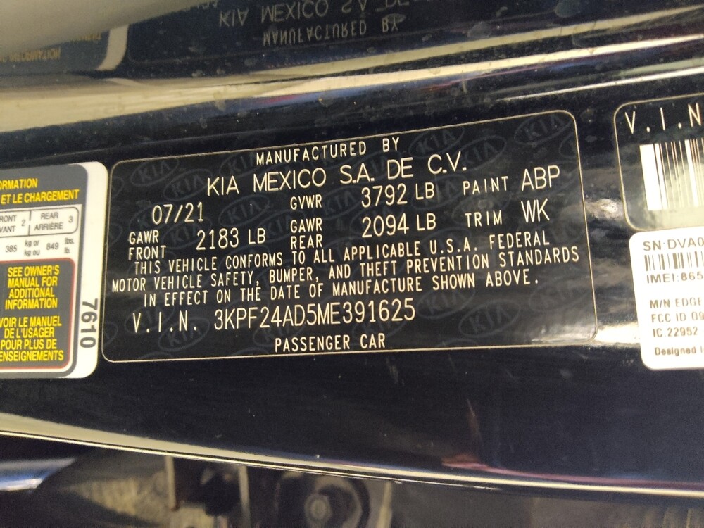 2021 Kia Forte in Midlothian, IL 60445 - 18125943 33