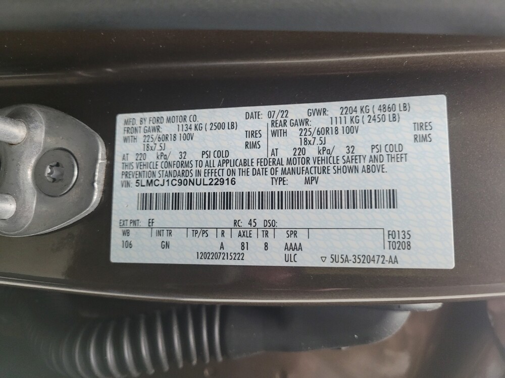 2022 Lincoln Corsair in Taylor, MI 48180 - 18125963 33