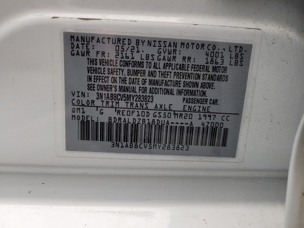 2021 Nissan Sentra in Taylor, MI 48180 - 18125966 33