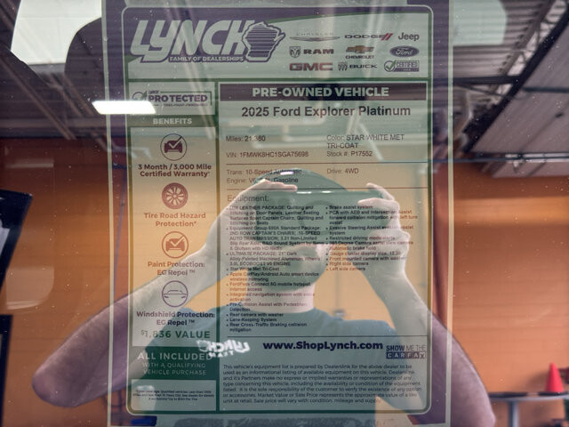 2025 Ford Explorer in Burlington, WI 53105 - 18125999 43