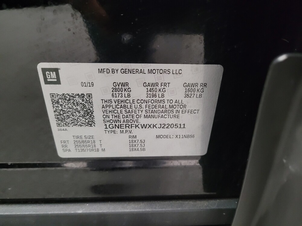 2019 Chevrolet Traverse in Montclair, CA 91763 - 18126025 33