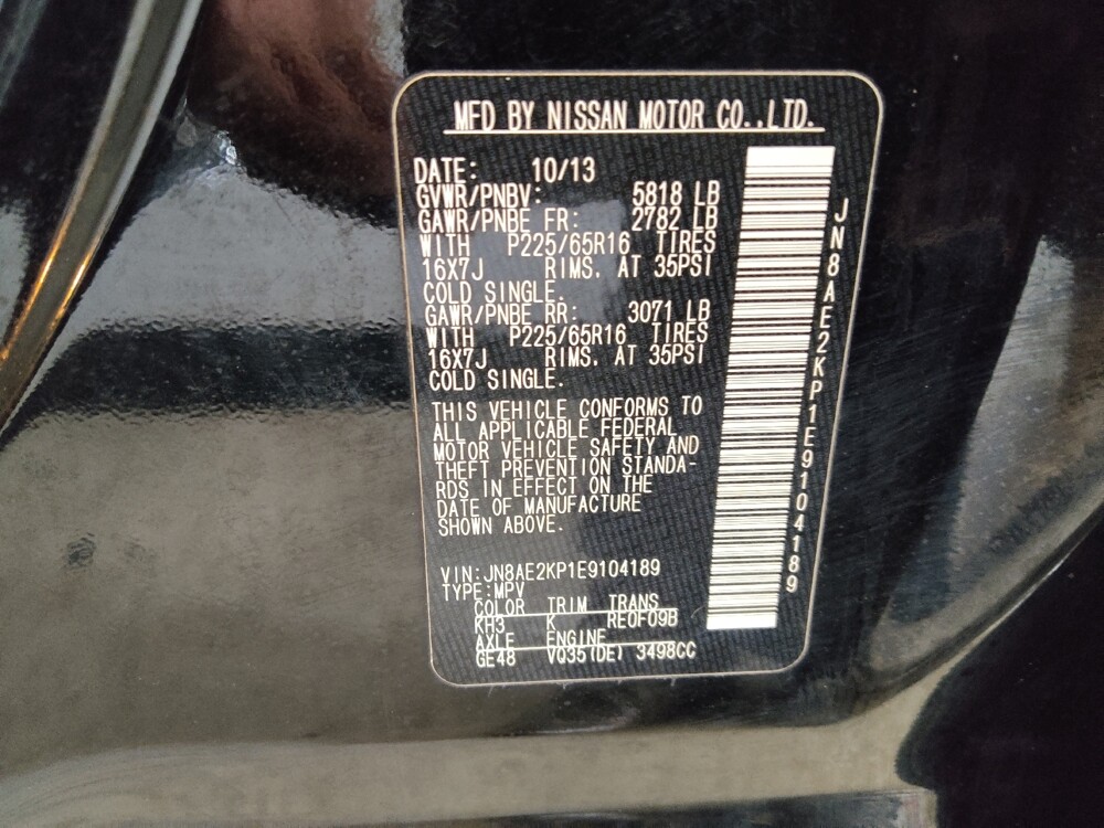 2014 Nissan Quest in Pelham, AL 35124 - 18126029 33