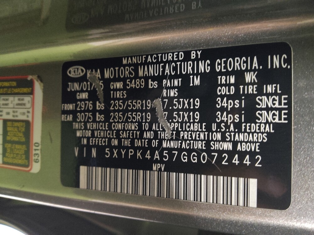 2016 Kia Sorento in Union City, GA 30291 - 18126032 33