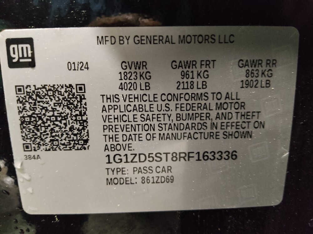 2024 Chevrolet Malibu in Pelham, AL 35124 - 18126038 33