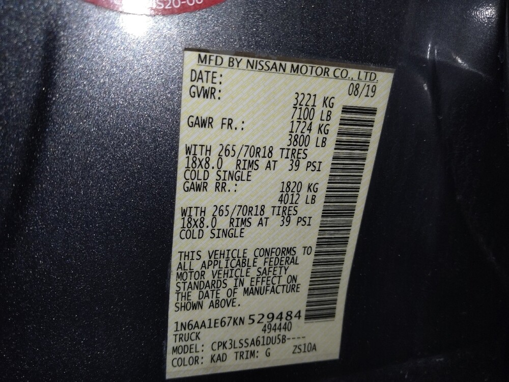 2019 Nissan Titan in Lubbock, TX 79424 - 18126055 33