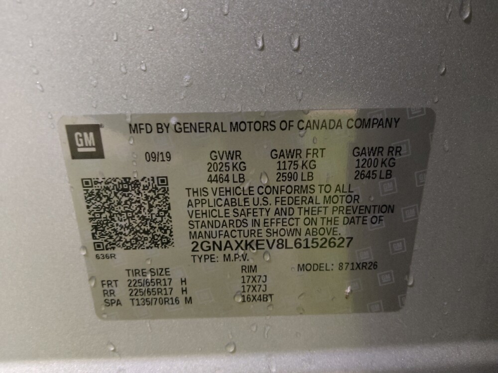 2020 Chevrolet Equinox in Fort Myers, FL 33907 - 18126076 33