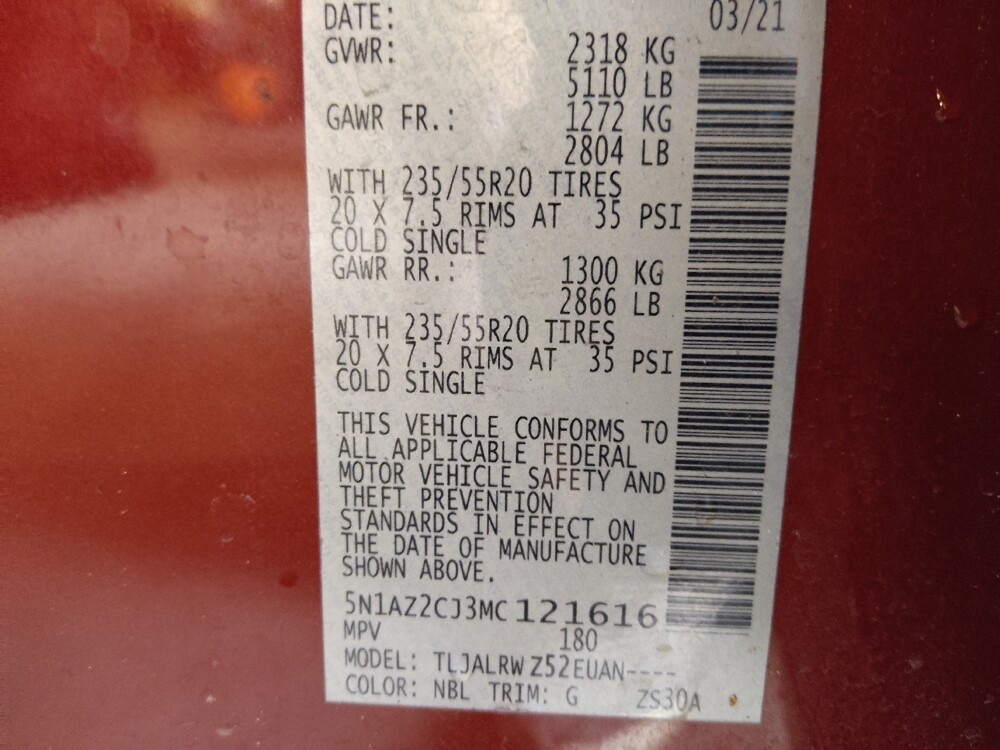 2021 Nissan Murano in Albany, GA 31705 - 18126077 33