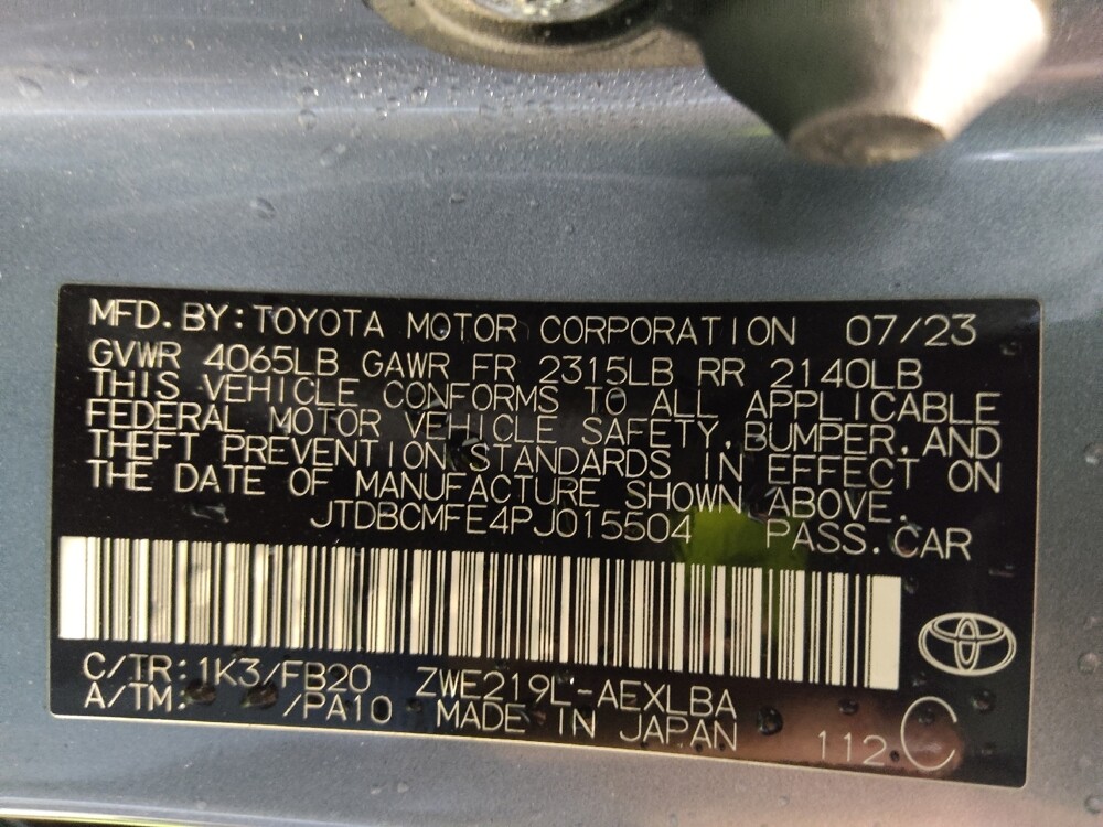 2023 Toyota Corolla in Clearwater, FL 33764 - 18126078 33