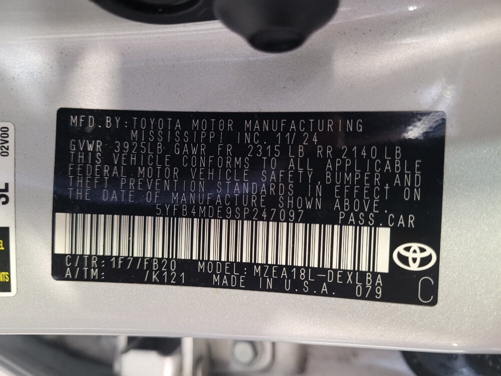 2025 Toyota Corolla in Albany, GA 31705 - 18126081 33