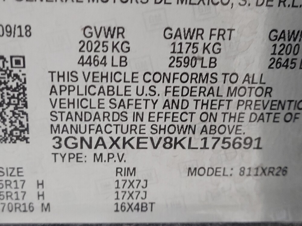 2019 Chevrolet Equinox in Las Vegas, NV 89104 - 18126088 33