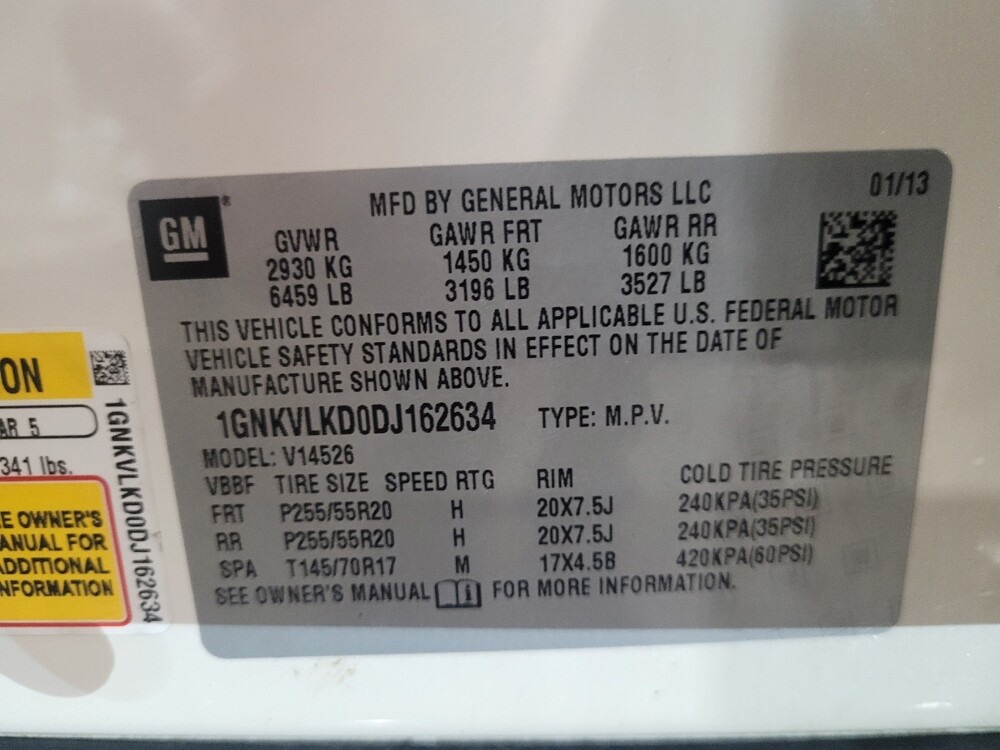 2013 Chevrolet Traverse in Owings Mills, MD 21117 - 18126187 33