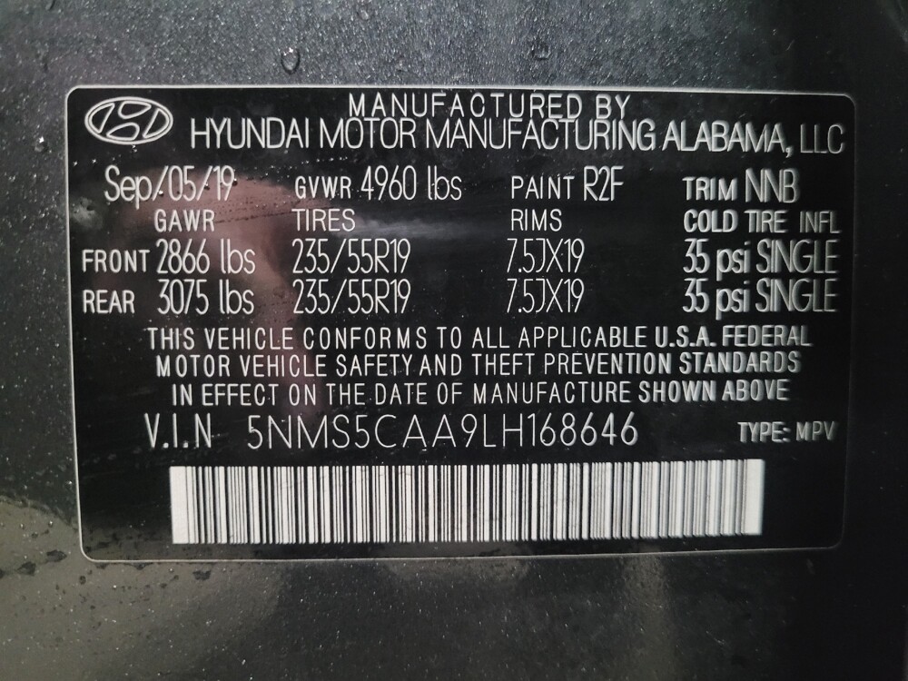 2020 Hyundai Santa Fe in Williamstown, NJ 8094 - 18126192 33