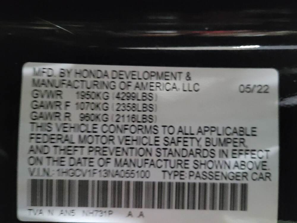 2022 Honda Accord in Woodbridge, VA 22191 - 18126201 33