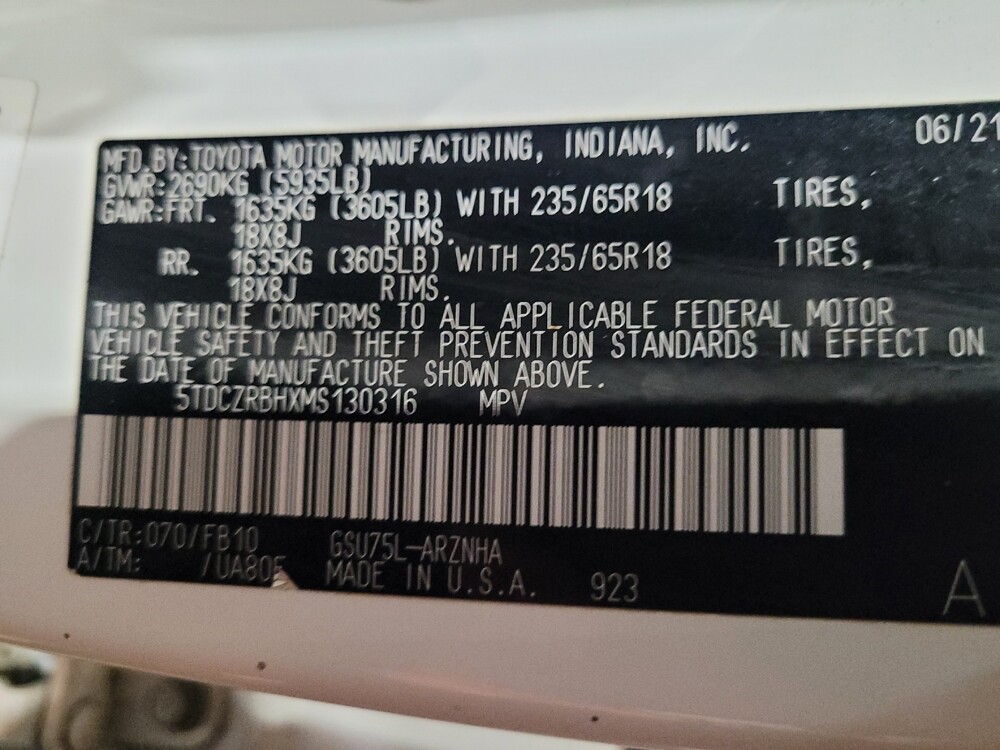 2021 Toyota Highlander in Richmond, VA 23235 - 18126206 33