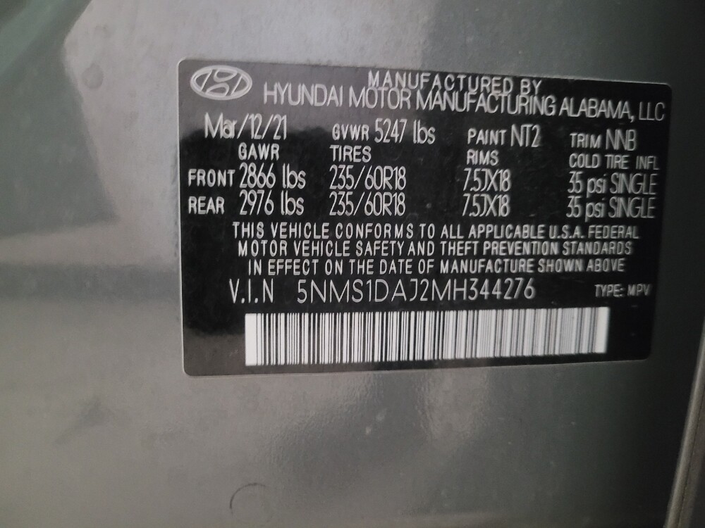 2021 Hyundai Santa Fe in Augusta, GA 30907 - 18126246 29