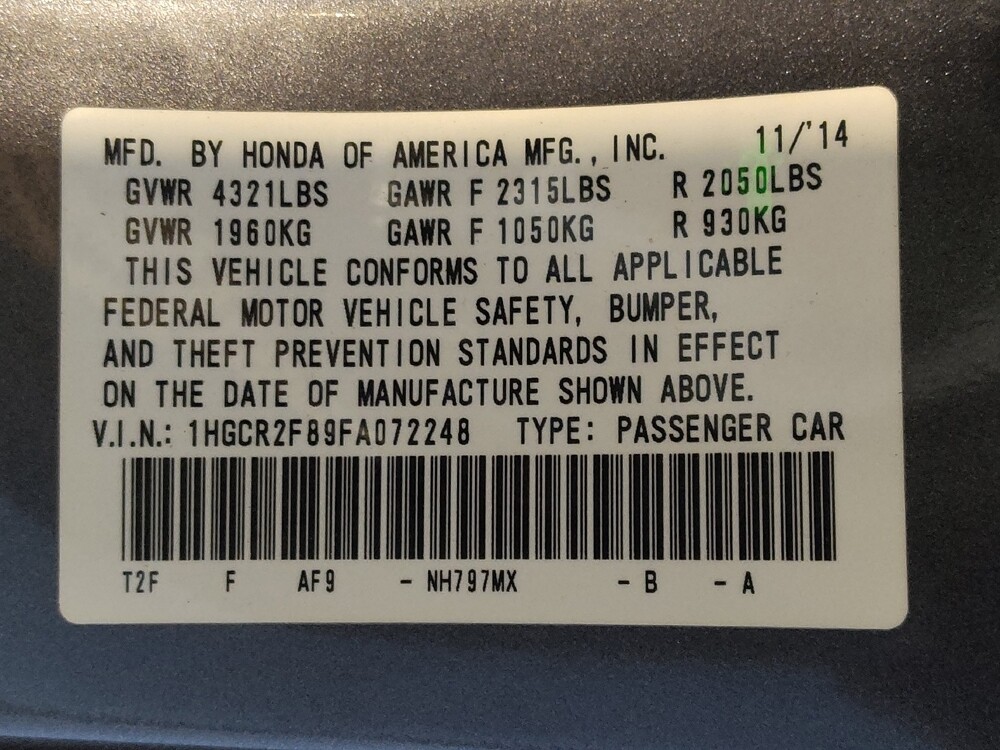 2015 Honda Accord in Miami, FL 33157 - 18126296 33