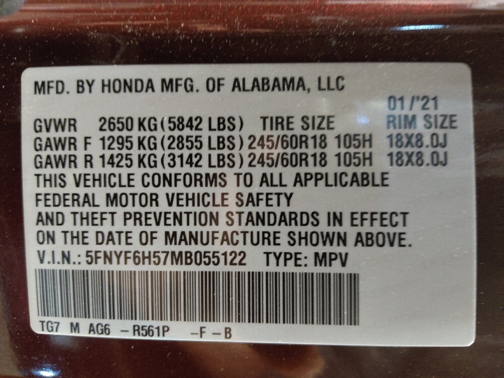 2021 Honda Pilot in Raleigh, NC 27604 - 18126307 33